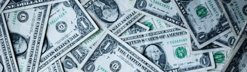 multiple one dollar bills