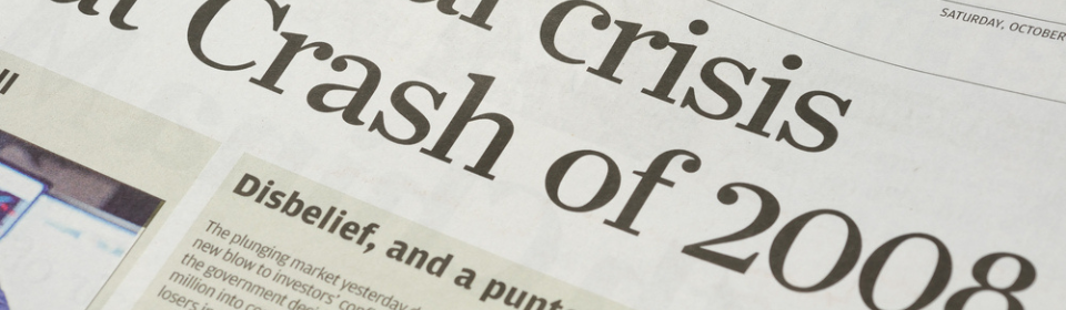 2008 recession news paper headline