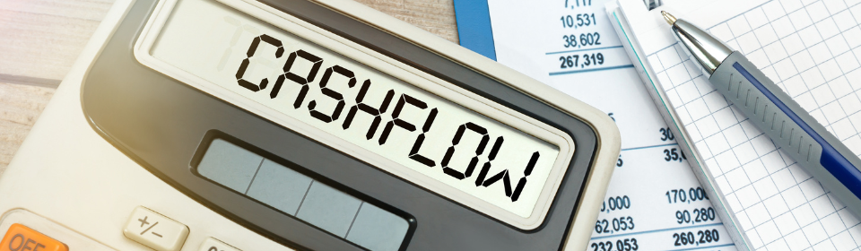 calculator that says cashflow