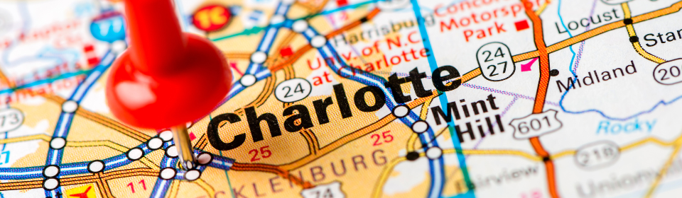 charlotte pin on map
