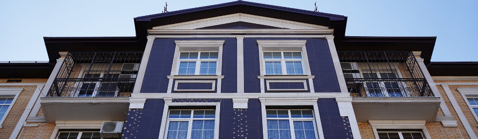 front of multifamily property