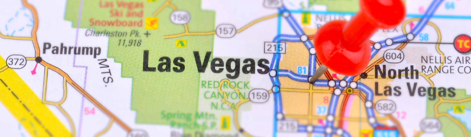 las vegas pin on map
