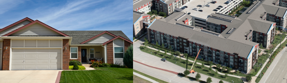 residential and commercial properties