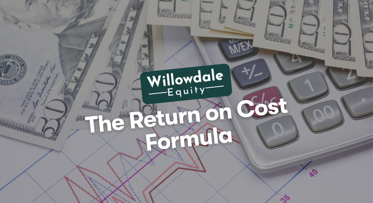 The Return on Cost Formula