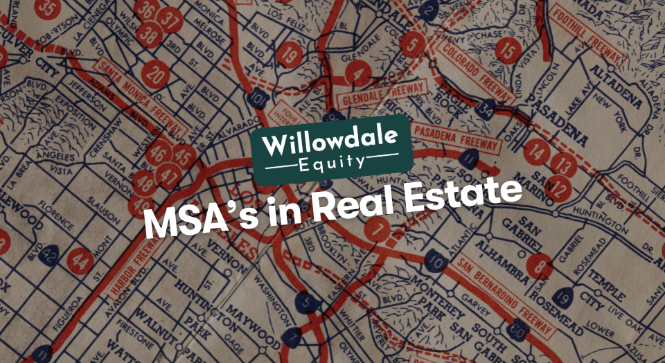 what is an msa in real estate
