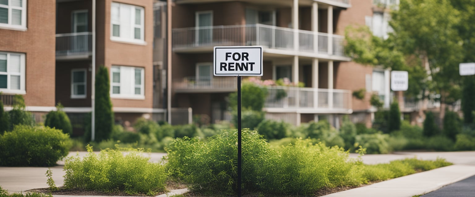 apartment for rent sign