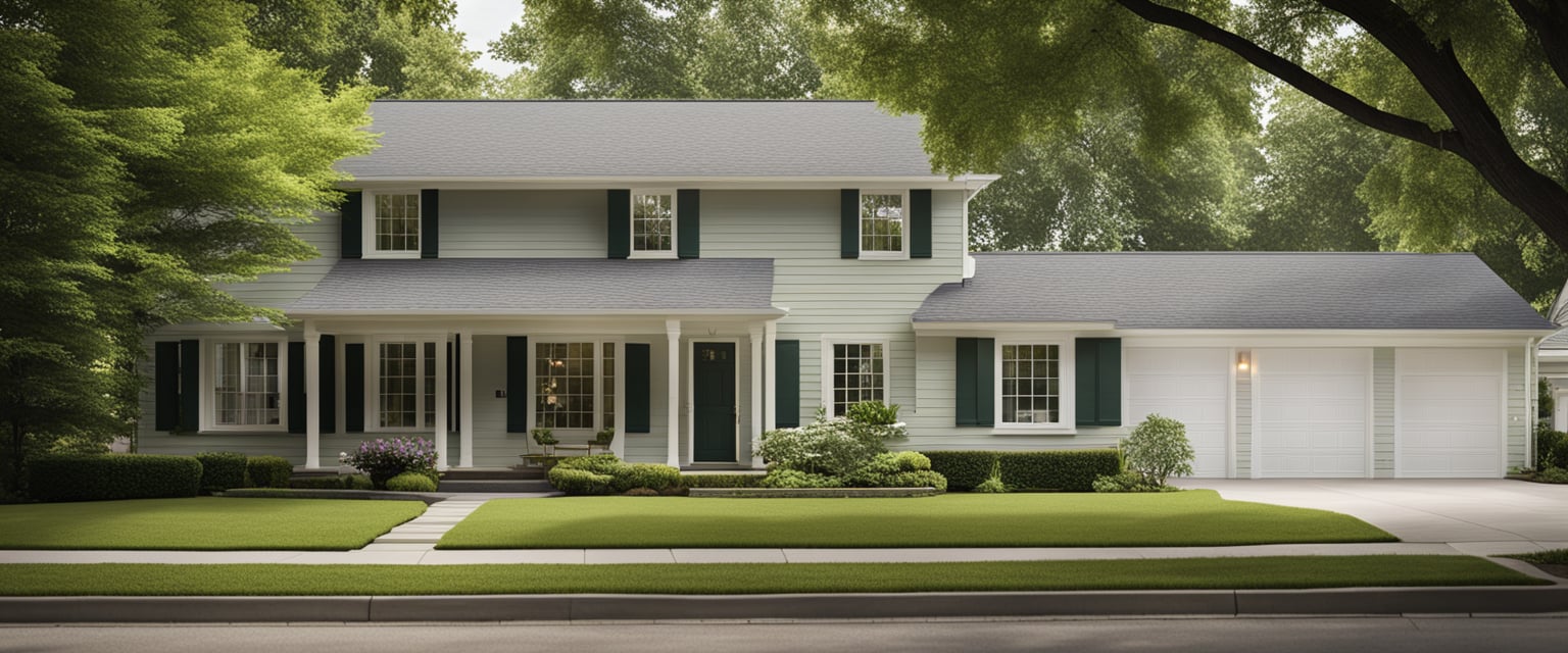 average home in suburb