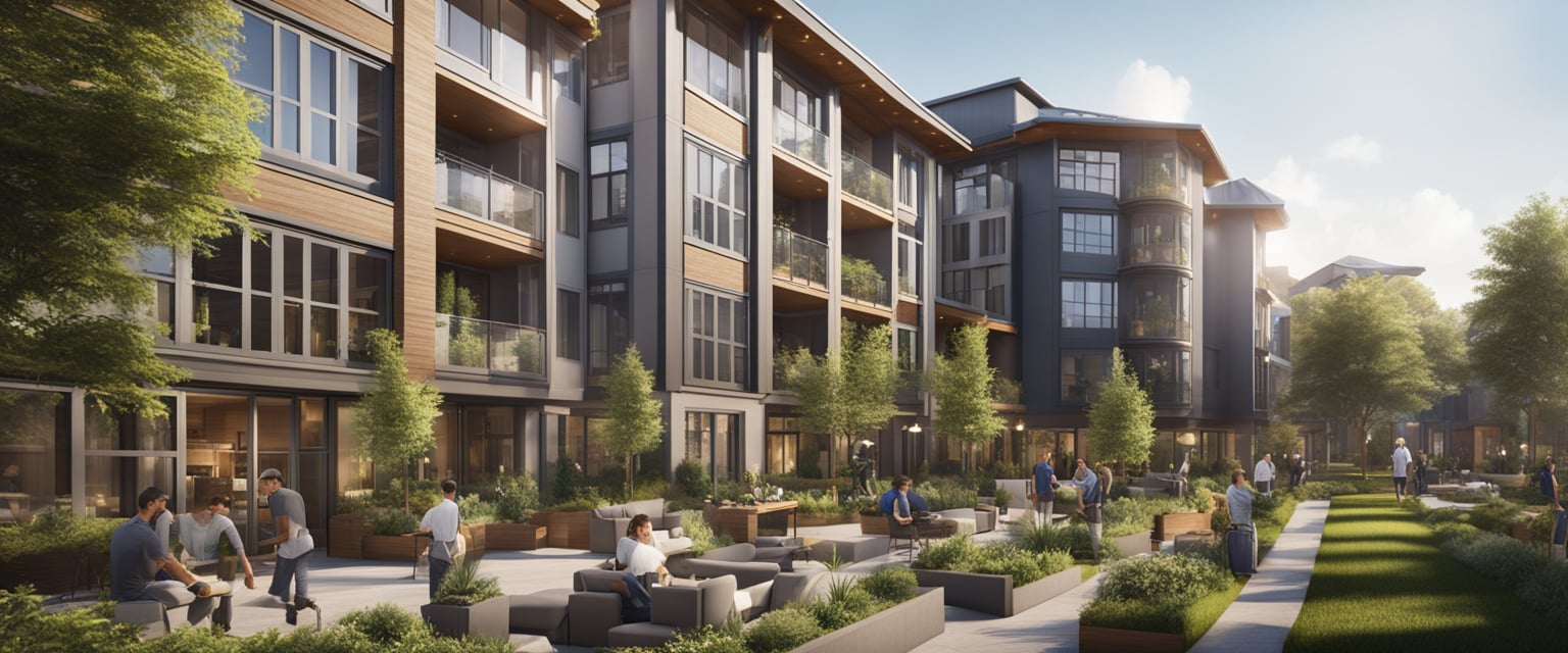 brand new apartment community