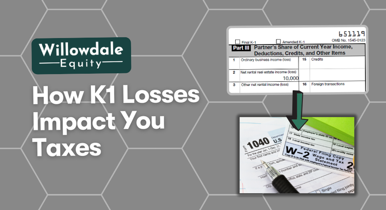 how does a k1 loss affect my taxes