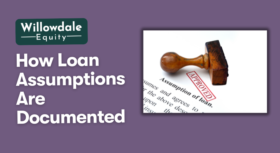 how is a loan assumption documented
