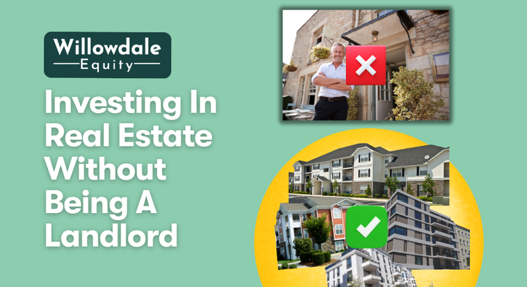 how to invest in real estate without being a landlord