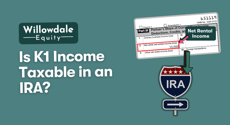 is k1 income taxable in an ira
