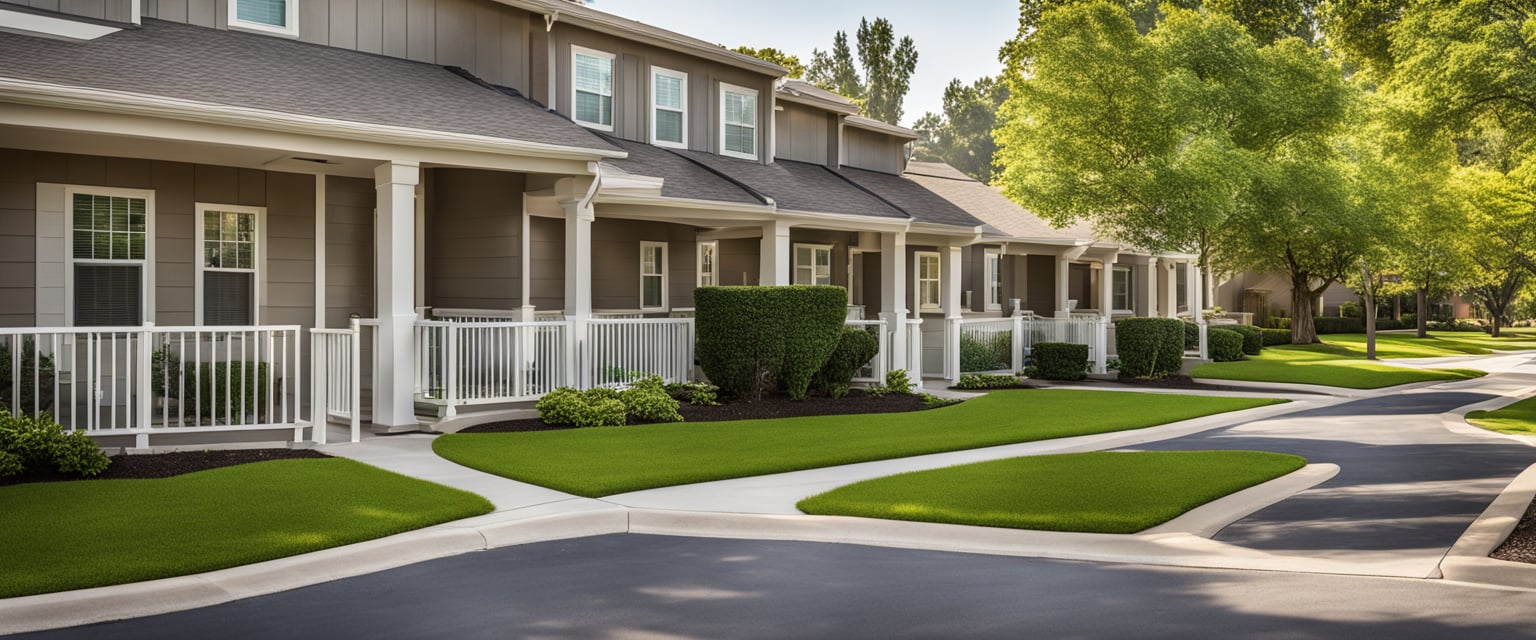 Nice curb appeal on property