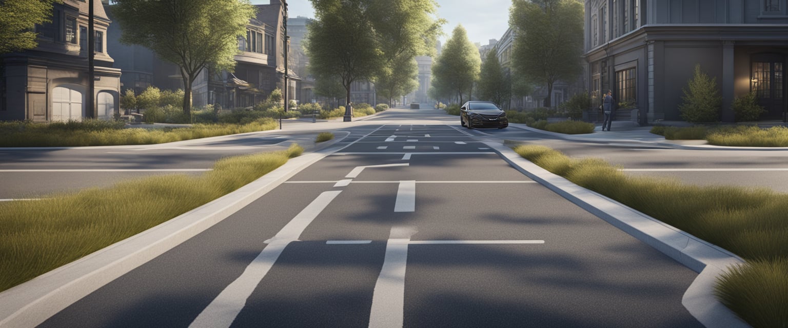 quiet neighborhood road