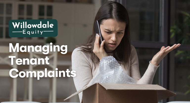 tenant complaints in multifamily properties