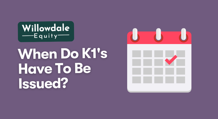 when do k1s have to be issued