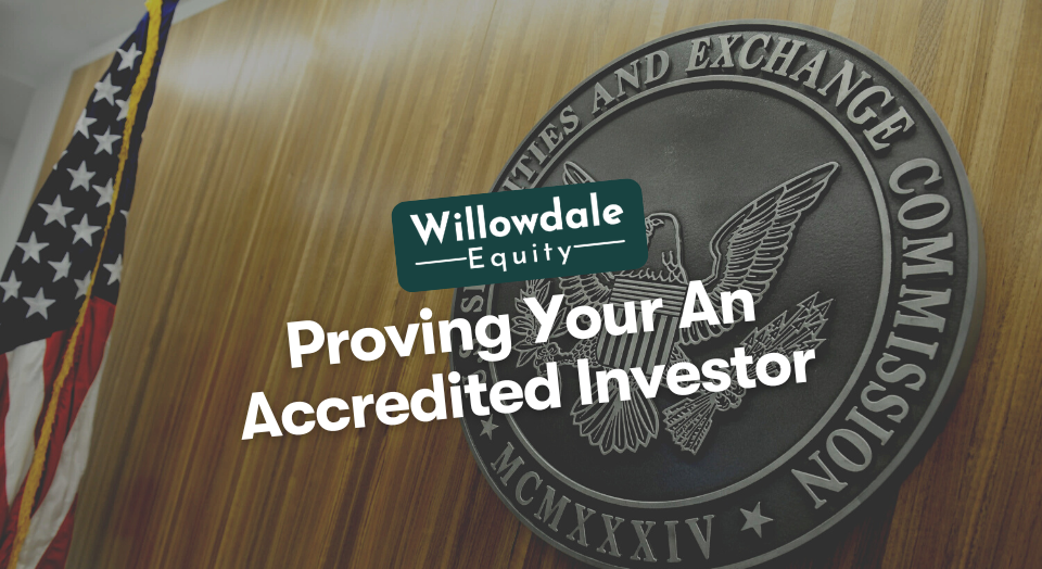 How to Prove You Are An Accredited Investor