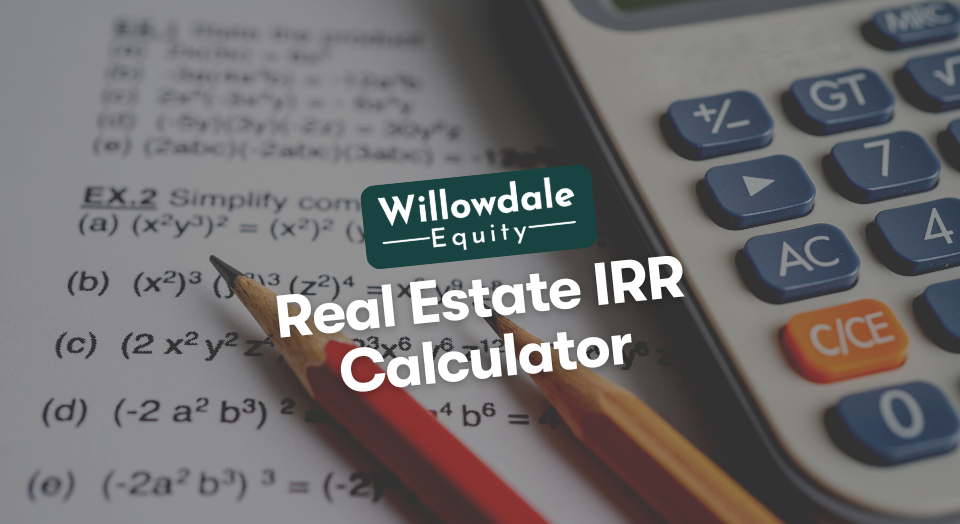 Real Estate IRR Calculator